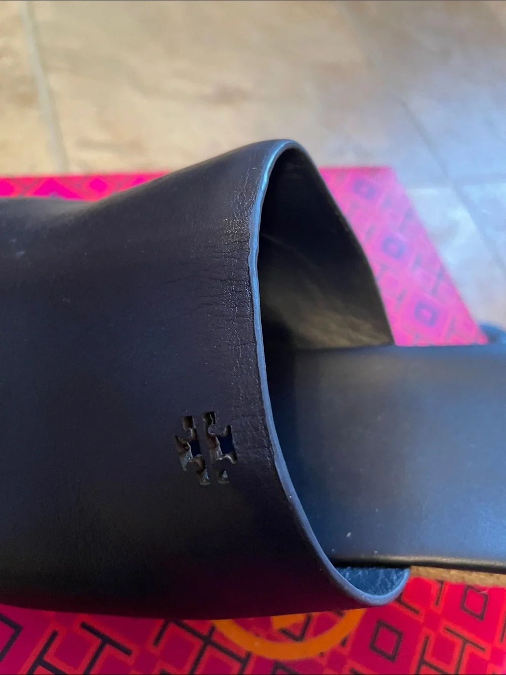 Tory Burch sleek blue